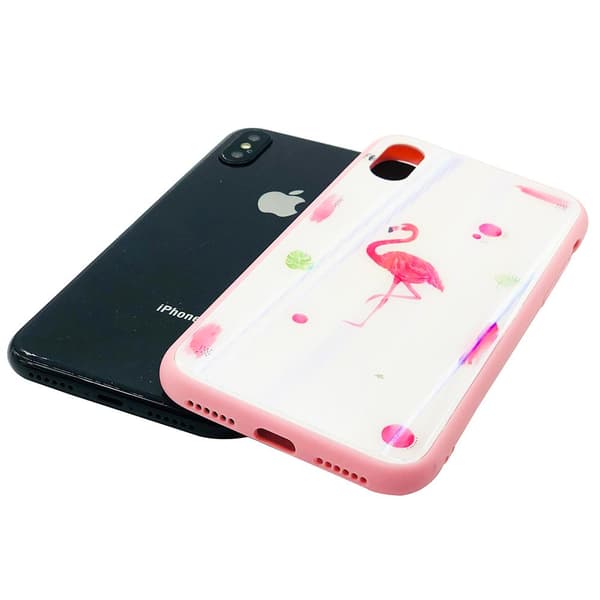 Flamingo Skyddskal från JENSEN till iPhone X/XS