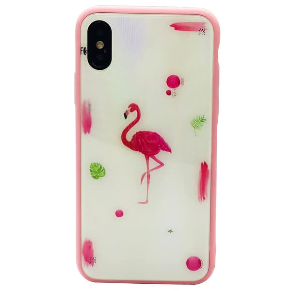 Flamingo Skyddskal från JENSEN till iPhone X/XS