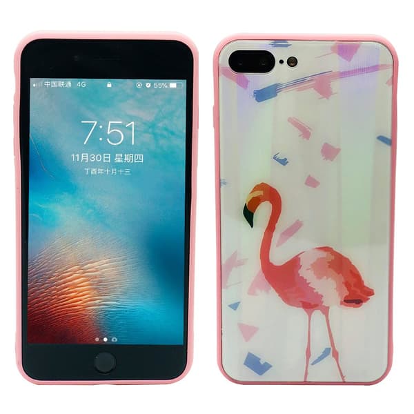 Flamingo Skyddskal från JENSEN till iPhone 8