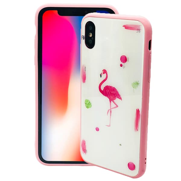 Flamingo Skyddskal från JENSEN till iPhone X/XS