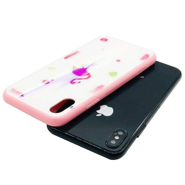 Flamingo Skyddskal från JENSEN till iPhone X/XS