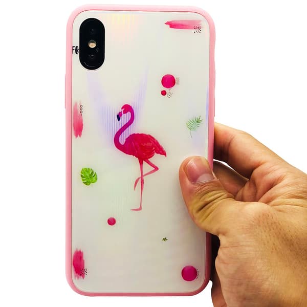 Flamingo Skyddskal från JENSEN till iPhone X/XS