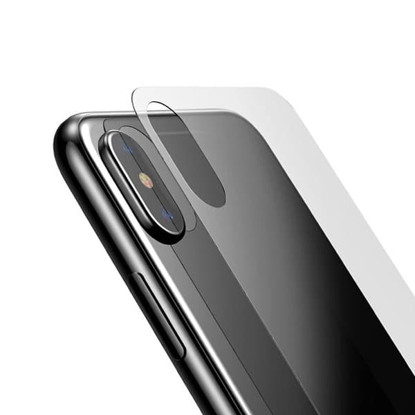Härdat glas till iPhone X/XS baksida