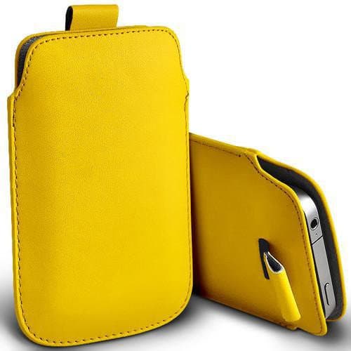Pull tab / Läderficka - Passar iPhone 5/5S/5C/SE
