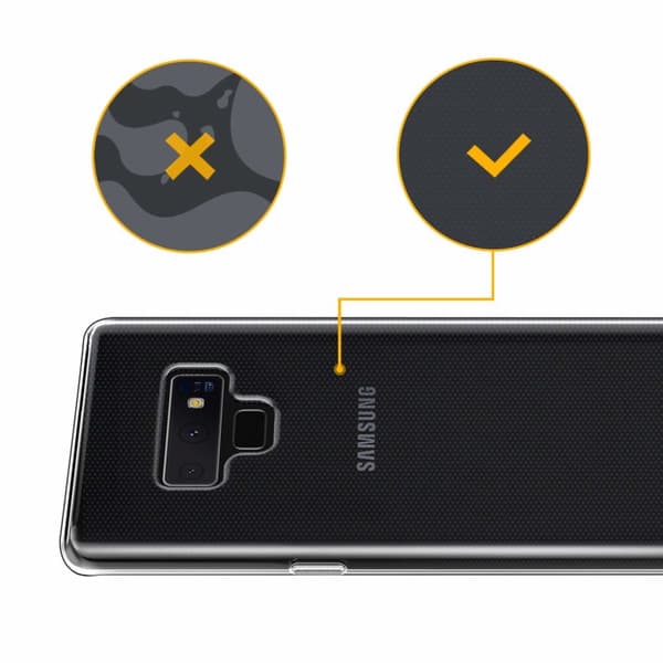 Transparent Silikon TPU-Skal till Samsung Note 9