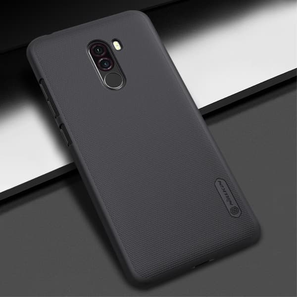 NILLKIN Xiaomi Pocophone F1 Frostat skal hårt - Svart