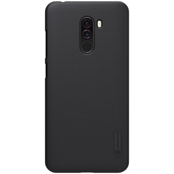 NILLKIN Super Frosted Shield kova muovikotelo Xiaomi Pocophone F1: lle - musta