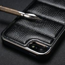 Exklusivt iPhone 5/5S/SE skal med ormskinn