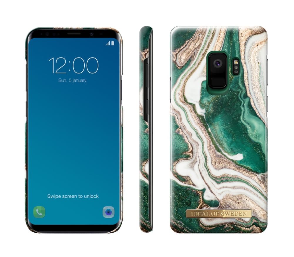 iDeal Of Sweden Samsung Galaxy S9 - Golden Jade Marble