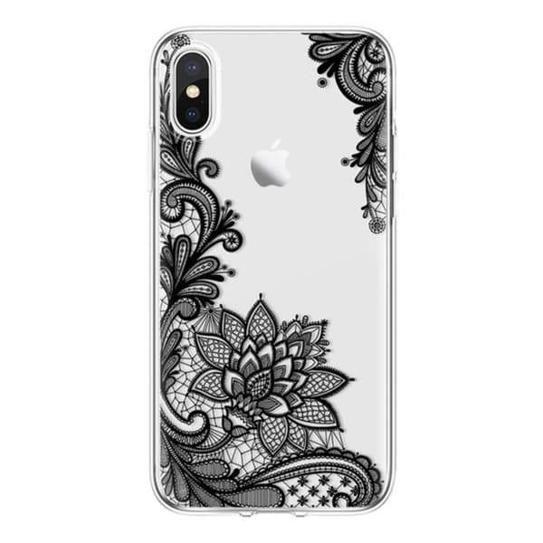 iPhone XS MAX - Flower - Henna - Black - Up/Down