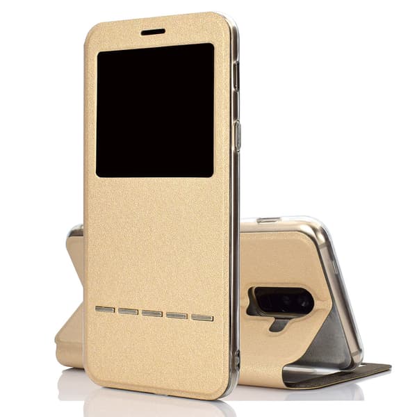 Hi-Q Smartfodral med Svarsfunktion till Samsung Galaxy A6