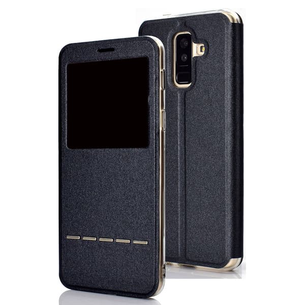Hi-Q Smartfodral med Svarsfunktion till Samsung Galaxy A6