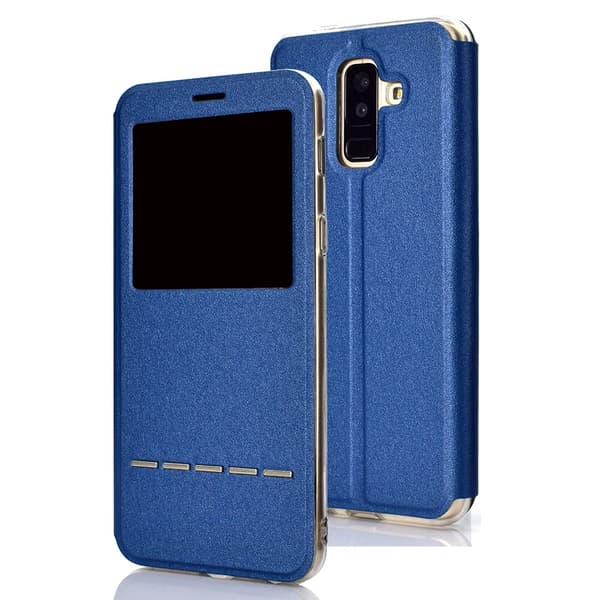 Hi-Q Smartfodral med Svarsfunktion till Samsung Galaxy A6