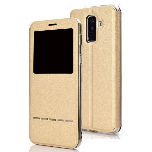 Hi-Q Smartfodral med Svarsfunktion till Samsung Galaxy A6