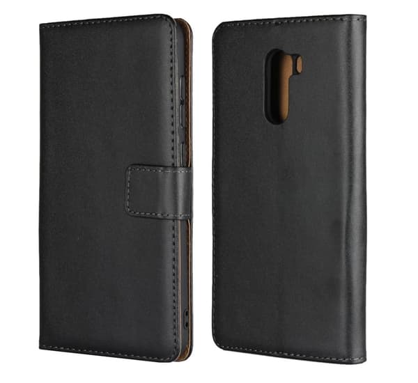 Plånboksfodral Äkta Skinn Xiaomi Pocophone F1
