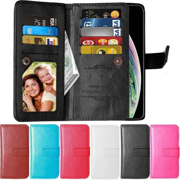 Dobbelt Flip Flexi 9-kort Apple iPhone XS Max (6,5 ")