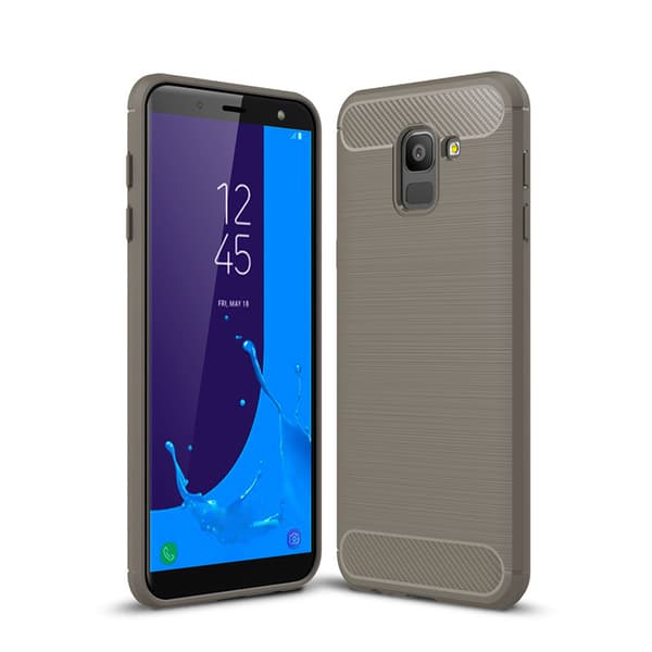 Stöttåligt Armor Carbon TPU-skal Samsung J6 (2018) grå