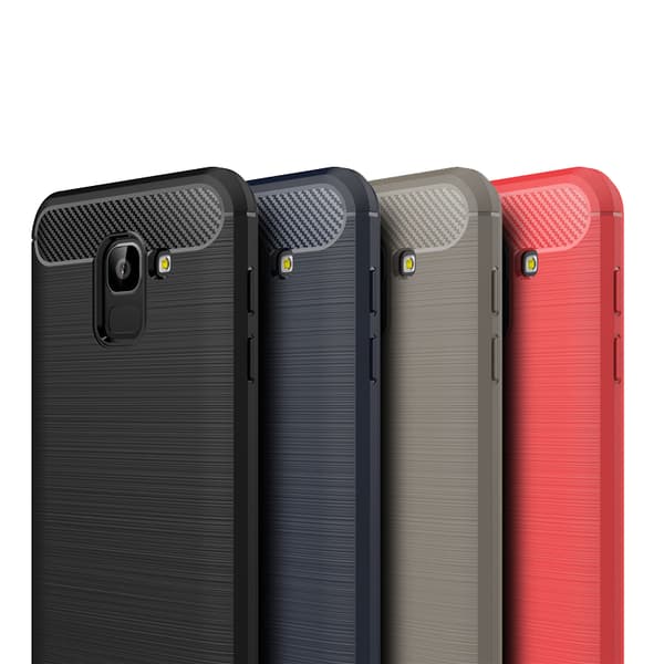 Stöttåligt Armor Carbon TPU-skal Samsung J6 (2018)