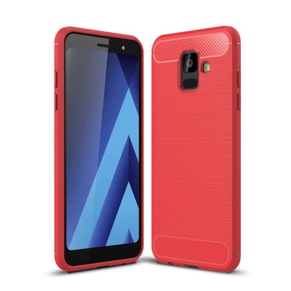 Stöttåligt Armor Carbon TPU-skal Samsung A6+ 2018