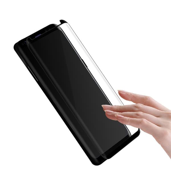 2-PACK HuTech Skärmskydd CASE-Friendly & F-G Samsung Galaxy S8+
