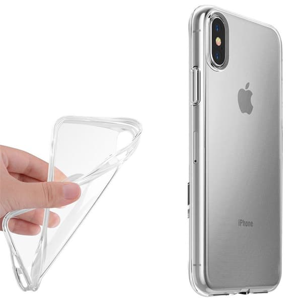 Dubbelsidigt Silikonfodral med Touchfunktion till iPhone XR