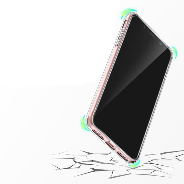 Electroplated Skal av mjuk Silikon till iPhone XR