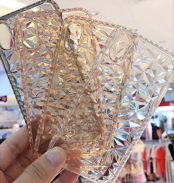 Extra tåligt 3D Diamant TPU iPhone 7/8 PLUS