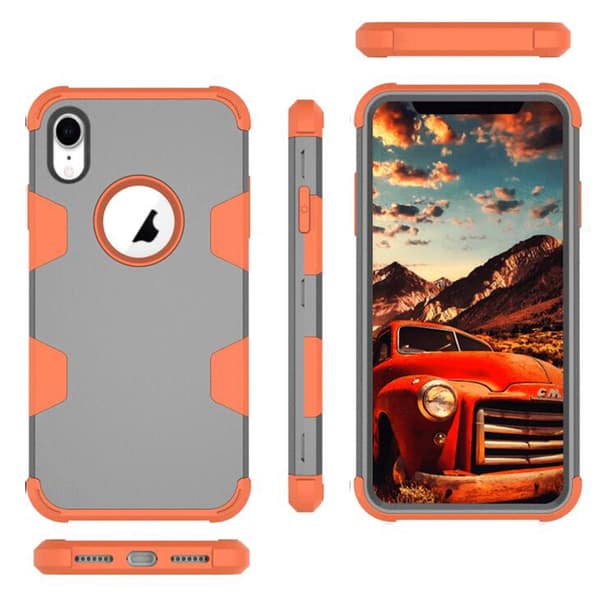 iPhone XR - Elegant Hybridskal (Rugged Robot)