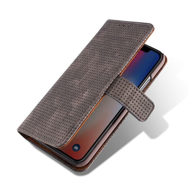 iPhone XS Max - Smart Fodral i "Old Look" (PU-Läder)