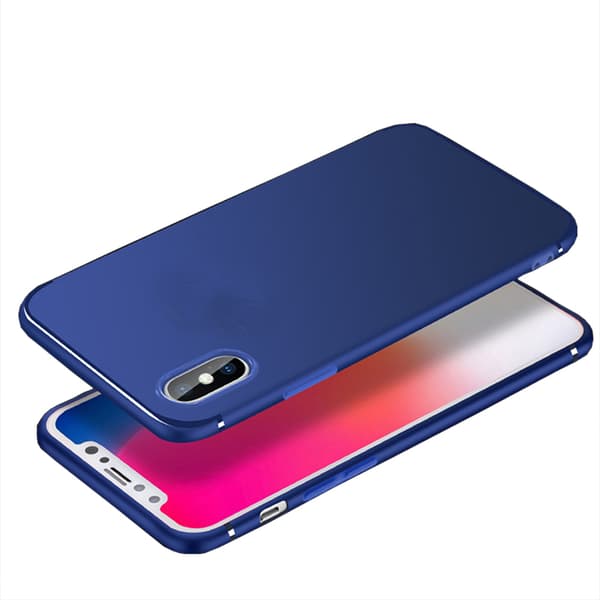 Elegant Silikonskal till iPhone XS Max (Matt-finish)