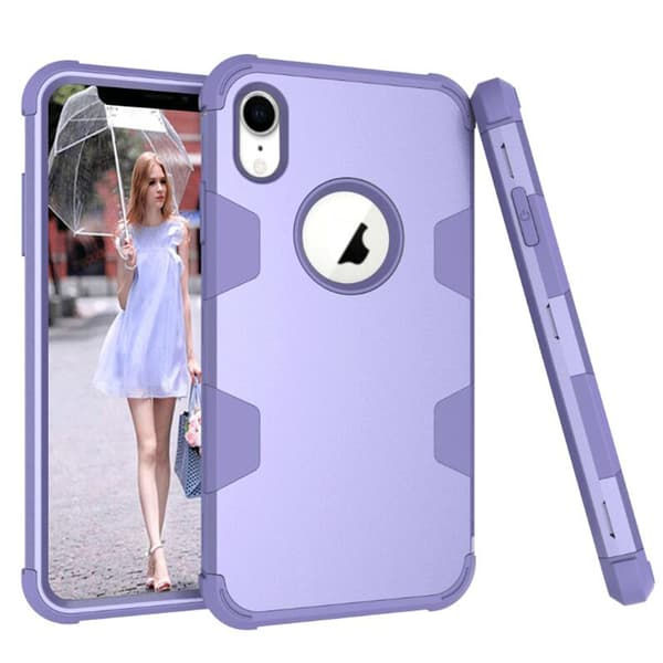 Smart och Stötdämpande Hybridskal (LEMAN) iPhone XR