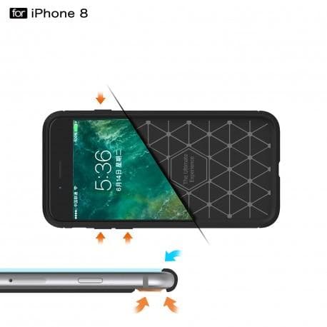 iPhone 7 Iskunkestävä Iskunvaimennuskuori SlimCarbon