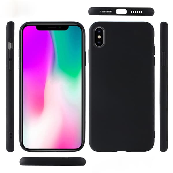 Elegant Silikonskal till iPhone XS Max  (Matt-finish)