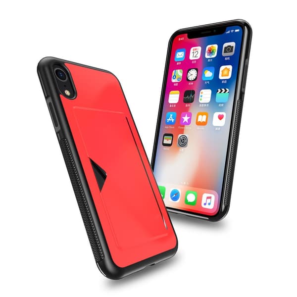 Stilrent Skal med Kortplats för iPhone XS Max