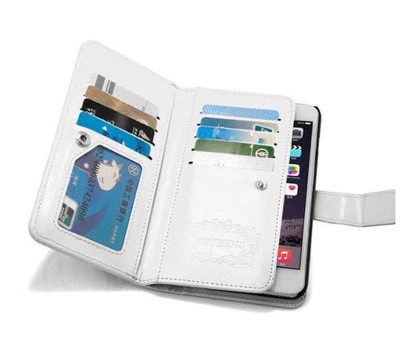 iPhone 6/6S Plus - Rymligt Fodral med 9 kortplatser
