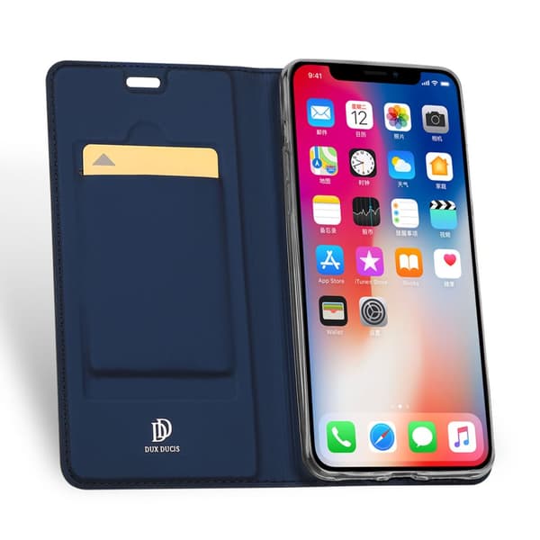iPhone XS Max - Fodral med Kortfack (SKIN Pro SERIES)