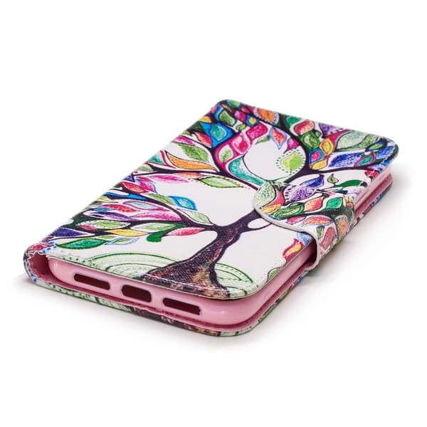 Wallet Case for iphone XR - Colorized Tree