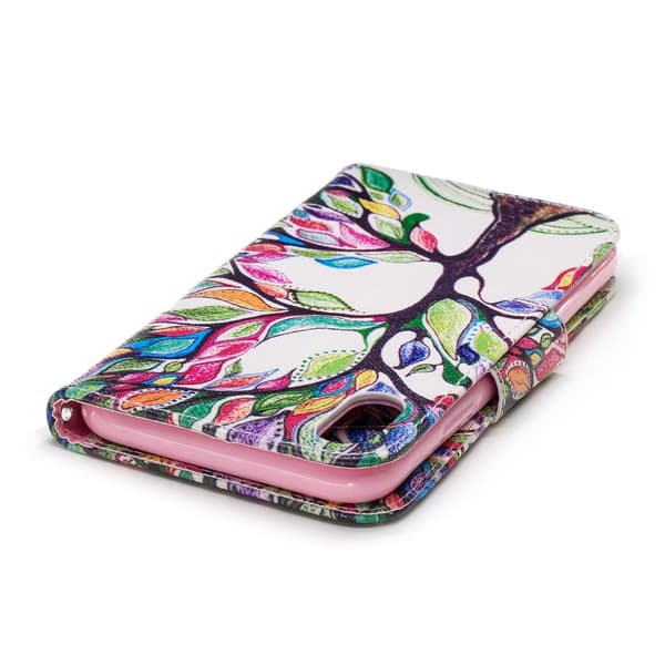 Wallet Case for iphone XR - Colorized Tree