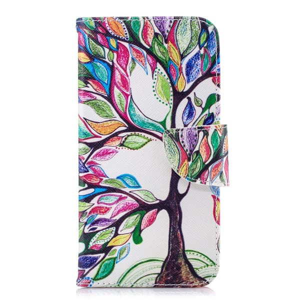 Wallet Case for iphone XR - Colorized Tree
