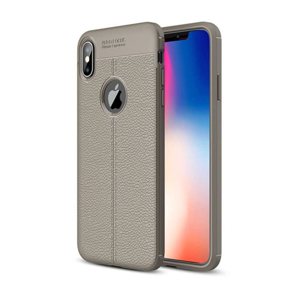 iPhone XS Max - Stötabsorverande Skal (Auto Focus) Grå