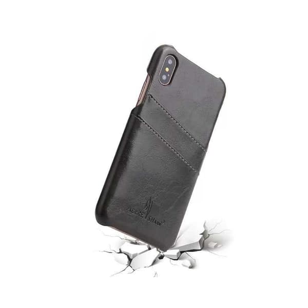 iPhone XS Skal Korthållare Retro