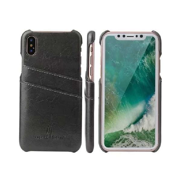 iPhone XS Skal Korthållare Retro