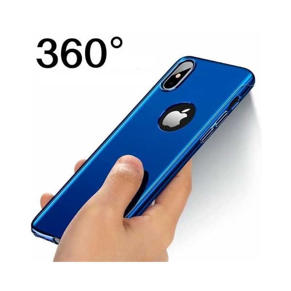 iPhone XS Max 360° 3i1 FullCover Shell V2 0,26 mm 9H glas