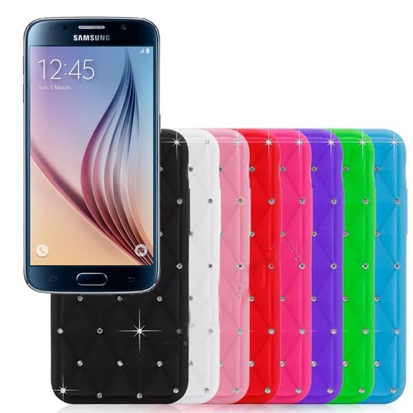 Mjukt Silikonskal med Diamanter Samsung S6