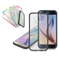 Miniatyrbild 10 av 11: Frostat Transparent skal med färgad ram Samsung S6