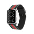 Pikkukuva 1 / 3: Nylon Leather Sports Watchband for Apple Watch  4 44mm