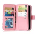Miniatyrbillede 5 af 8: Wallet Case with 9 Card Slots for iPhone XS Max - Rose Leopard