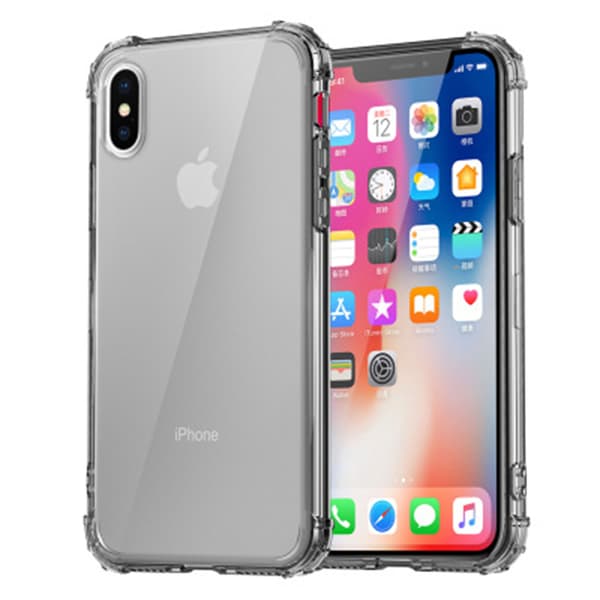 Flovemes Silikonskal med Skyddsfunktion för iPhone XS Max