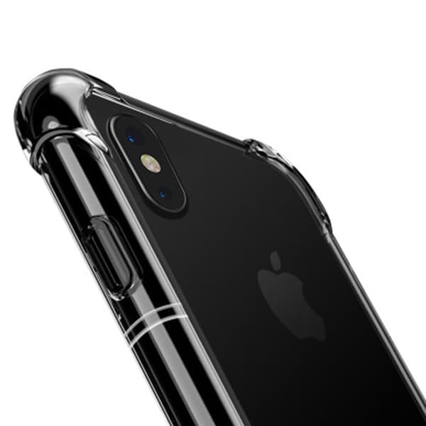 Silikonskal med Stötdämpande Funktion till iPhone XS Max Lila