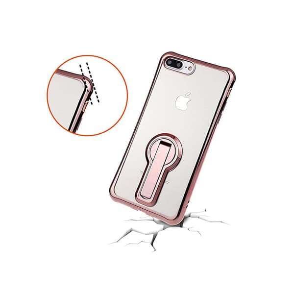 Effektfullt PLATED Skal för iPhone 8 (Ställfunktion)